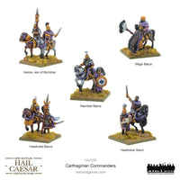 CARTHAGINIAN COMMANDERS  Warlord Games Hail Caesar Epic Battles Preorder, Ships 07/27

