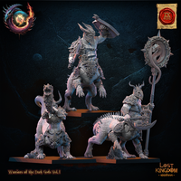 Feldraks Command Group: Lost Kingdom Miniatures Warriors of the Dark Gods 3D Print
