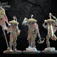 Akkorokamui Corsairs Command Group: Lost Kingdom Miniatures NIght Elves Resin 3D Print