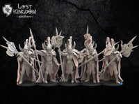 Hisui Guard: Lost Kingdom Miniatures NIght Elves Resin 3D Print
