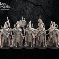 Hisui Guard: Lost Kingdom Miniatures NIght Elves Resin 3D Print