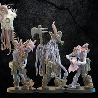 Deep Sea Zombies Command Group: Lost Kingdom Miniatures Undead of Misty Island Resin 3D Print