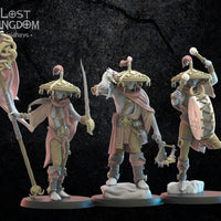 Akkorokamui Corsairs Command Group: Lost Kingdom Miniatures NIght Elves Resin 3D Print