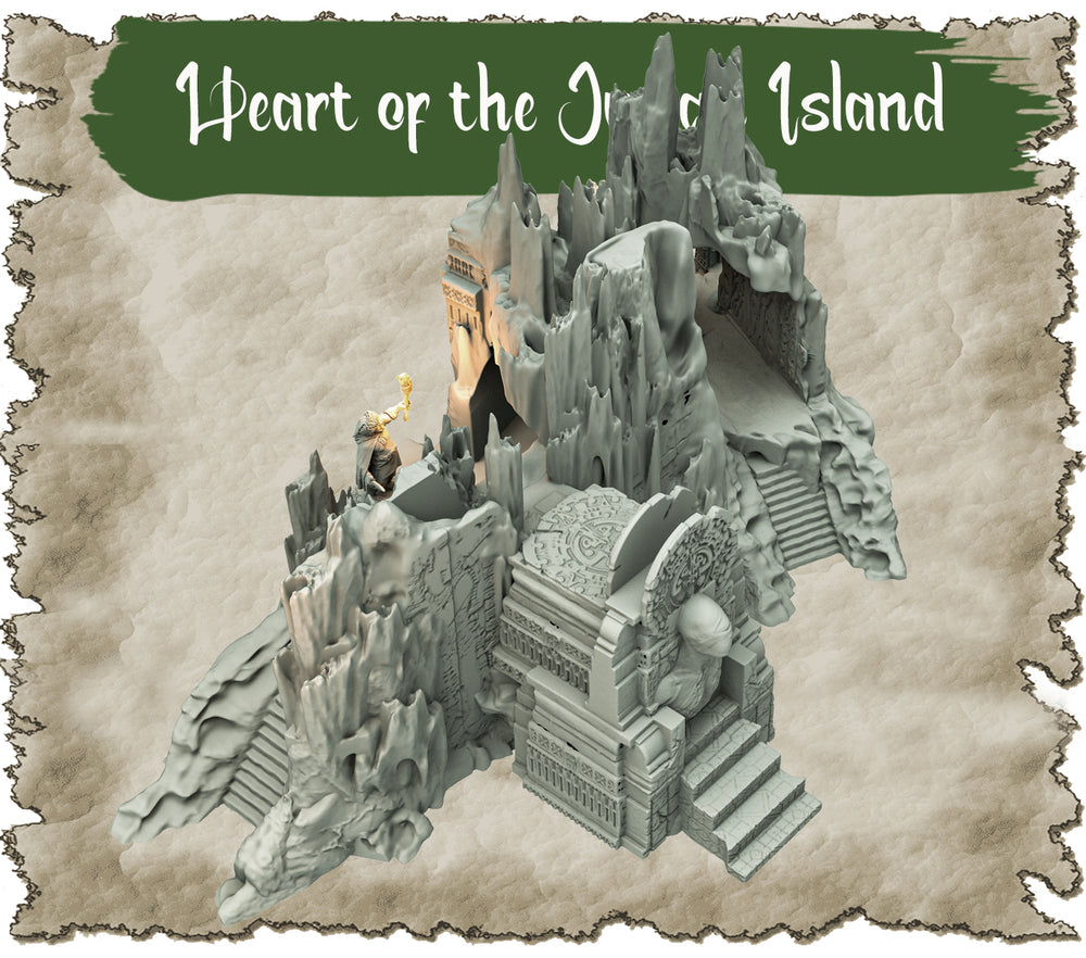 Large Ruins with a Nameless Altar: Sawant 3D Hidden Places: Heart Of The Jungle Island