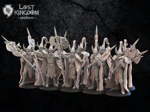 Hisui Guard: Lost Kingdom Miniatures NIght Elves Resin 3D Print