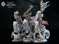 Red Knights Command Group: Lost Kingdom Minis Undead of Misty Island Resin 3D Print
