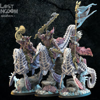 Red Knights Command Group: Lost Kingdom Minis Undead of Misty Island Resin 3D Print