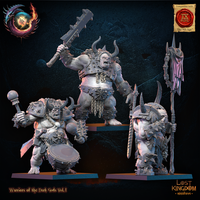 Forsworn Command Group: Lost Kingdom Miniatures Warriors of the Dark Gods 3D Print
