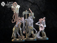 Deep Sea Zombies Command Group: Lost Kingdom Miniatures Undead of Misty Island Resin 3D Print
