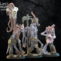 Deep Sea Zombies Command Group: Lost Kingdom Miniatures Undead of Misty Island Resin 3D Print