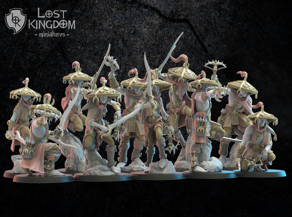 Akkorokamui Corsairs: Lost Kingdom Miniatures NIght Elves Resin 3D Print