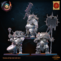 Forsworn Command Group: Lost Kingdom Miniatures Warriors of the Dark Gods 3D Print
