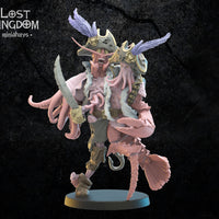 Averill & Leonora, the Conjoined Twins: Lost Kingdom Minis Undead of Misty Island 3D Print