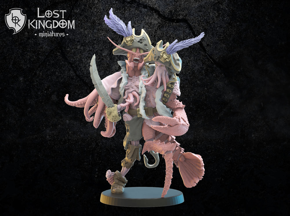 Averill & Leonora, the Conjoined Twins: Lost Kingdom Minis Undead of Misty Island 3D Print