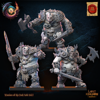 Forsworn Regiment: Lost Kingdom Miniatures Warriors of the Dark Gods Resin 3D Print
