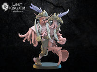 Averill & Leonora, the Conjoined Twins: Lost Kingdom Minis Undead of Misty Island 3D Print
