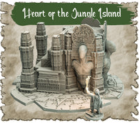Sacrificial Altar: Sawant3D Hidden Places: Heart Of The Jungle Island 3D Printed Terrain
