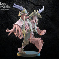 Averill & Leonora, the Conjoined Twins: Lost Kingdom Minis Undead of Misty Island 3D Print