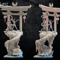 Shigeko, Miko on Sacrifice Stone: Lost Kingdom Miniatures NIght Elves Resin 3D Print