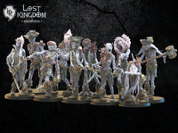 Deep Sea Zombies: Lost Kingdom Miniatures Undead of Misty Island Resin 3D Print
