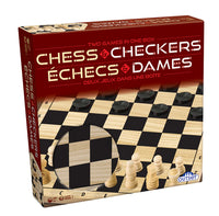 Chess and Checkers (Wood): Outset Media Board Games
