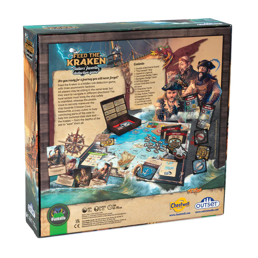 Feed The Kraken &ndash; Gioco Da Tavolo Di Outset Games &ndash; Nuovo E Sigillato