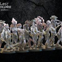 Deep Sea Zombies: Lost Kingdom Miniatures Undead of Misty Island Resin 3D Print