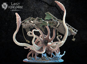 Akkorokamui, Sea Swallower: Lost Kingdom Miniatures NIght Elves Resin 3D Print