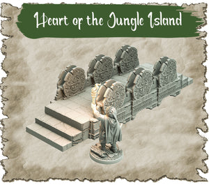 Main Gate: Sawant3D Hidden Places: Heart Of The Jungle Island 3D Printed Terrain