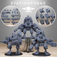 Tarion Strike Mechs Mk1: StationForge Grim Dark Future 3D Print
