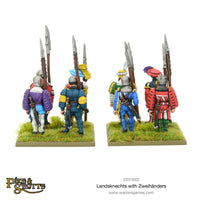Landsknechts with Zweihanders: Warlord Games Pike & Shotte

