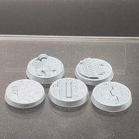 Field of Mars 25mm Bases for Miniature Wargaming Resin 3D Printed