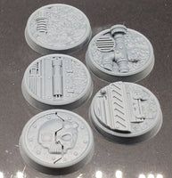 Field of Mars 25mm Bases for Miniature Wargaming Resin 3D Printed
