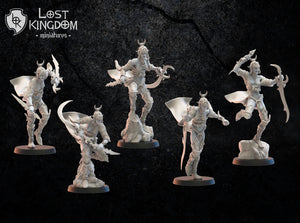 Onna Bugeisha Regiment: Lost Kingdom Miniatures NIght Elves Resin 3D Print