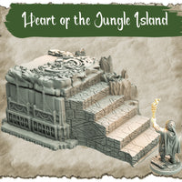 Hidden Places: Heart Of The Jungle Island Main Gate, Sawant3D 3D Printed Terrain