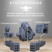 Tarion Strike Mechs Mk1: StationForge Grim Dark Future 3D Print
