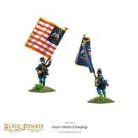 AMERICAN CIVIL WAR INFANTRY REGIMENT (CHARGING) Warlord Games Black Powder
