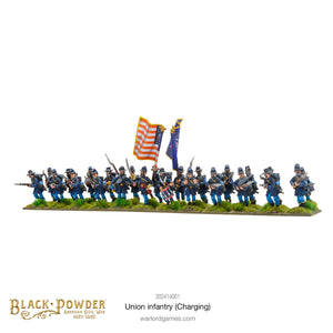 AMERICAN CIVIL WAR INFANTRY REGIMENT (CHARGING) Warlord Games Black Powder