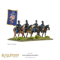 UNION GENERAL AND STAFF A Warlord Games Black Powder