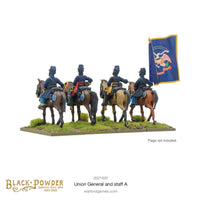 UNION GENERAL AND STAFF A Warlord Games Black Powder