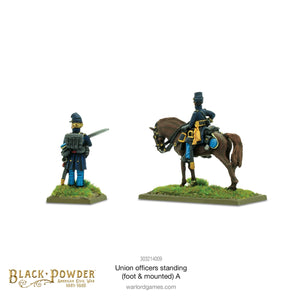 UNION OFFICERS STANDING (FOOT & MOUNTED) A Warlord Games Black Powder