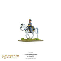 CONFEDERATE GENERAL AND STAFF A Warlord Games Black Powder