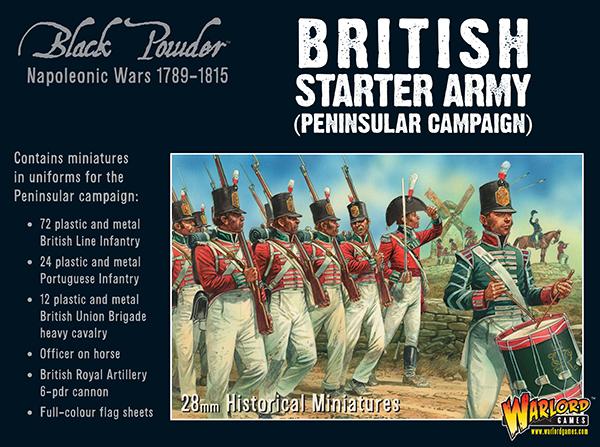 Napoleonic British Starter Army (Peninsular Campaign): Warlord Games Black Powder