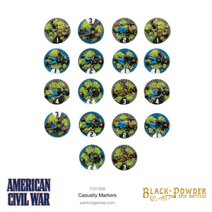 EPIC BATTLES: AMERICAN CIVIL WAR CASUALTY MARKERS Warlord Games Black Powder