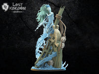 Earla, Queen of Shipwrecks: Lost Kingdom Miniatures Undead of Misty Island Resin 3D Print
