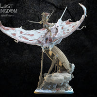 Elnora "Nightwind "Acheron on Undead Bat Ray: Lost Kingdom Miniatures Undead of Misty Island Resin 3D Print