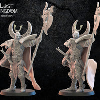 Junichiro on Foot: Lost Kingdom Miniatures NIght Elves Resin 3D Print