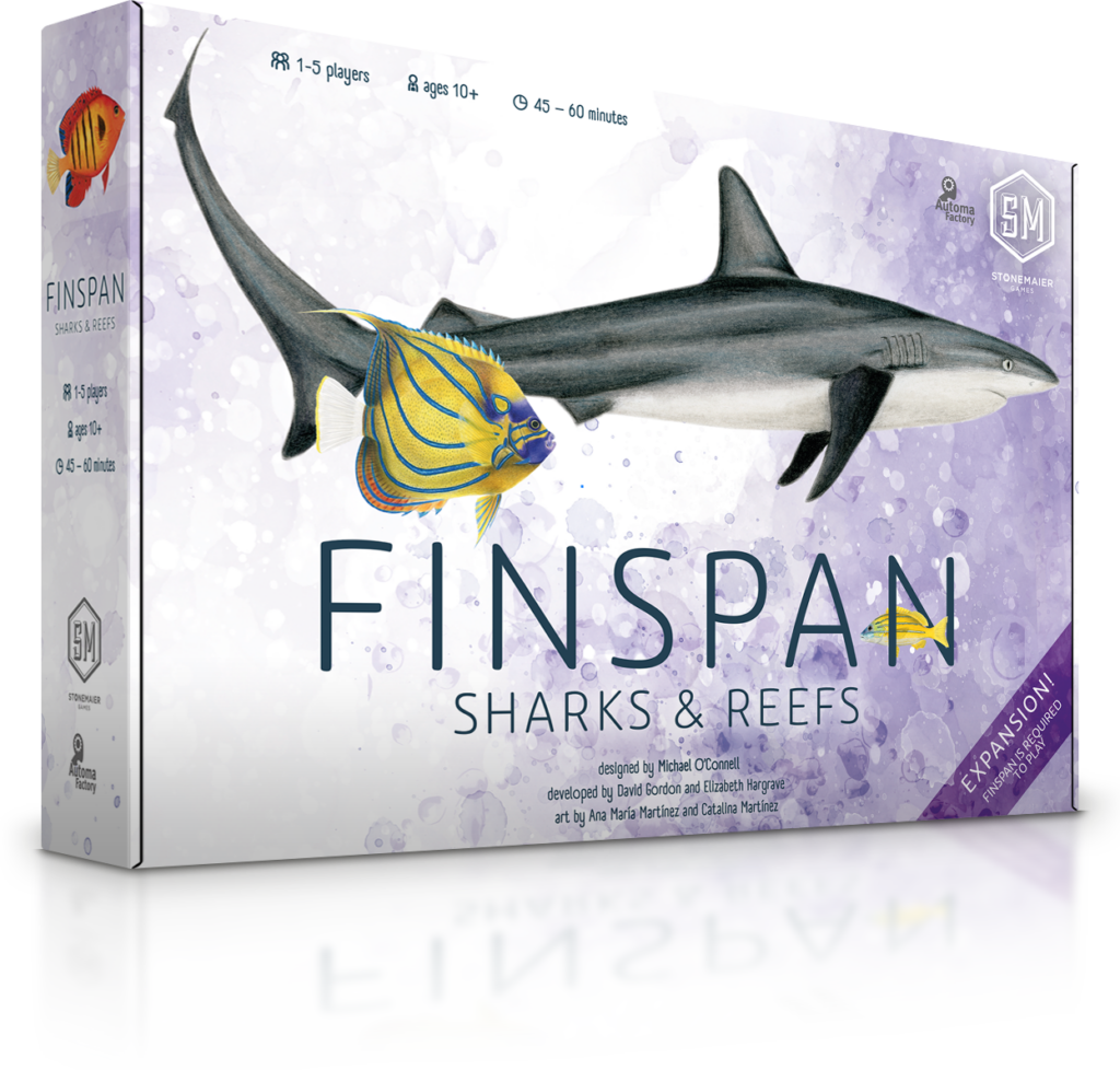 FINSPAN: SHARKS & REEFS EXPANSION Board Game StoneMaier Games ...