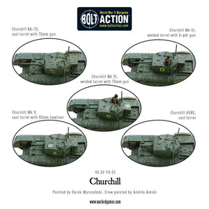 BRITAIN: CHURCHILL INFANTRY TANK Warlord Games Bolt Action