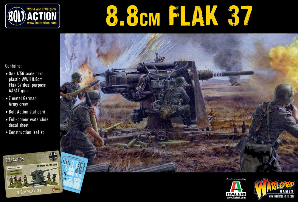 Germany - Flak 37 8.8cm: Warlord Games Bolt Action